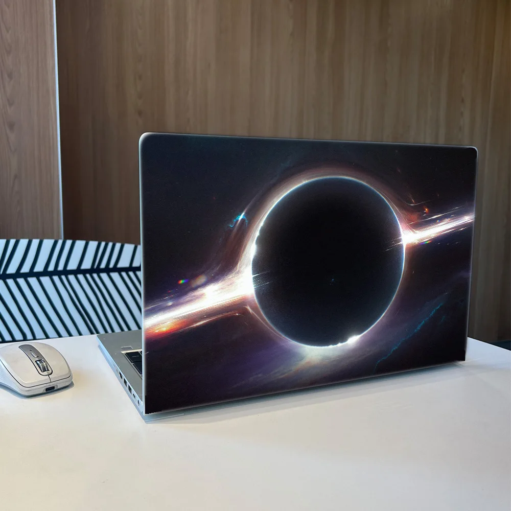 Universe Black Hole Technology Pattern Laptop Decal Case Universal Netbook Skin Sticker Non-reusable Laptop Stickers Waterproof