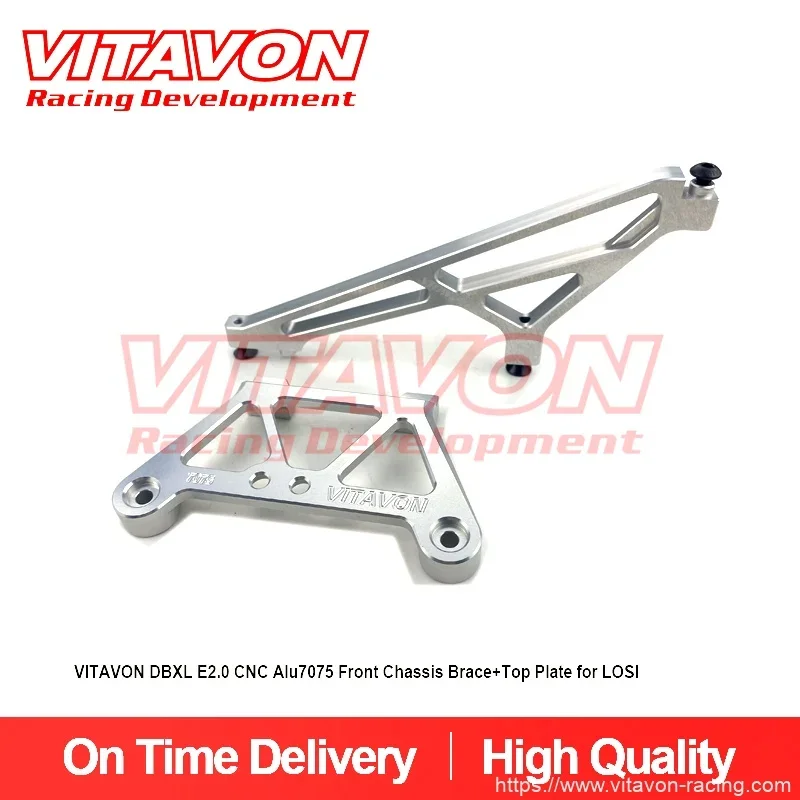 

VITAVON DBXL E2.0 CNC Alu7075 Front Chassis Brace+Top Plate for LOSI