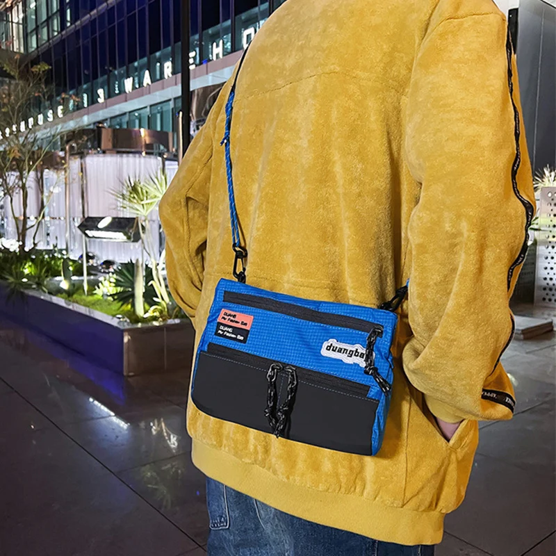 

Mini Causal Gym Crossbody Bag Men Women Portable Lightweight Chest Pack Shoulder Mobile Phone bag Travel Hiking Storage bag