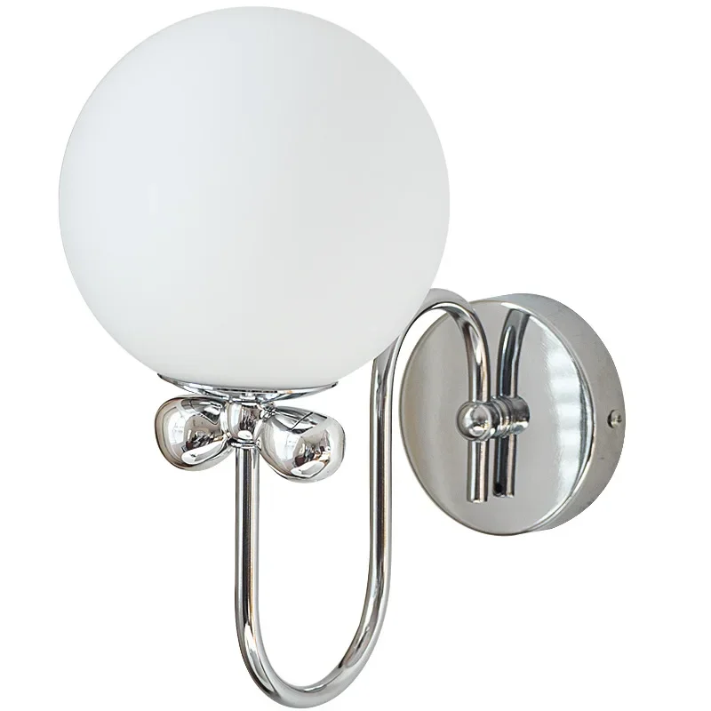 

French medieval wall lamp Bauhaus living room decoration modern simple bedroom bedside aisle corridor