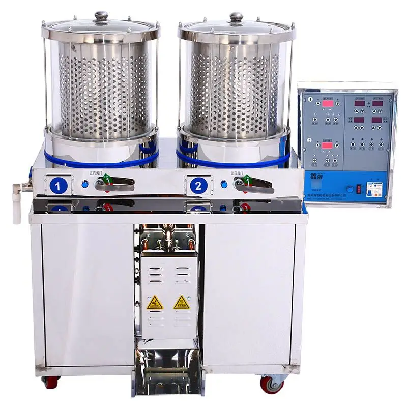 Automatic decoction packaging machine, double cylinder traditional Chinese medicine decoction machine, three cylinders