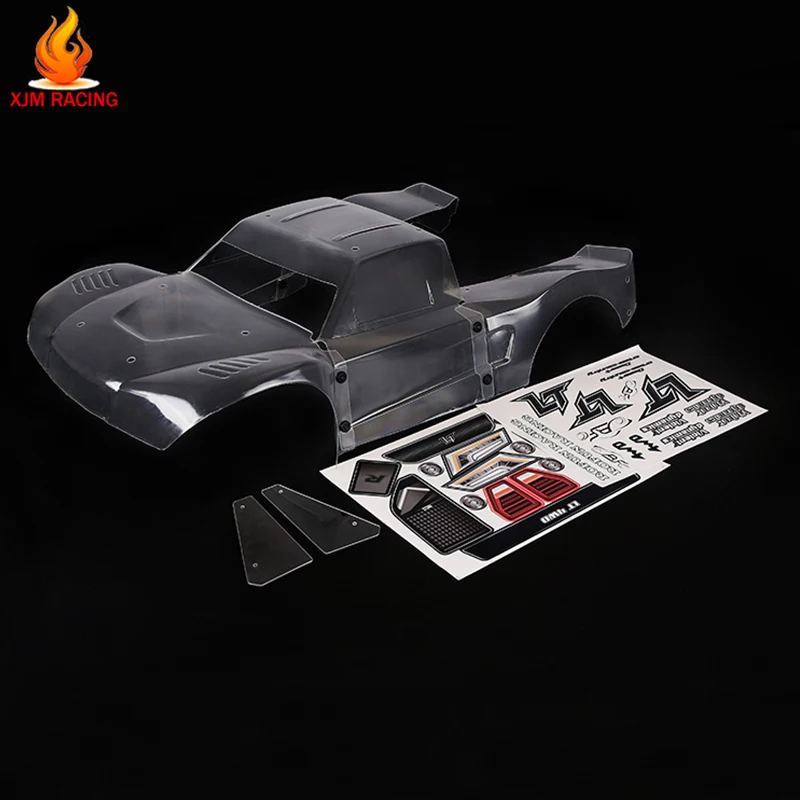 Plastic Transparent Car Shell Body with Stickers Set for 1/5 LOSI 5IVE-T ROFUN ROVAN LT KINGMOTOR X2 DDT FID RACING RC CAR PARTS