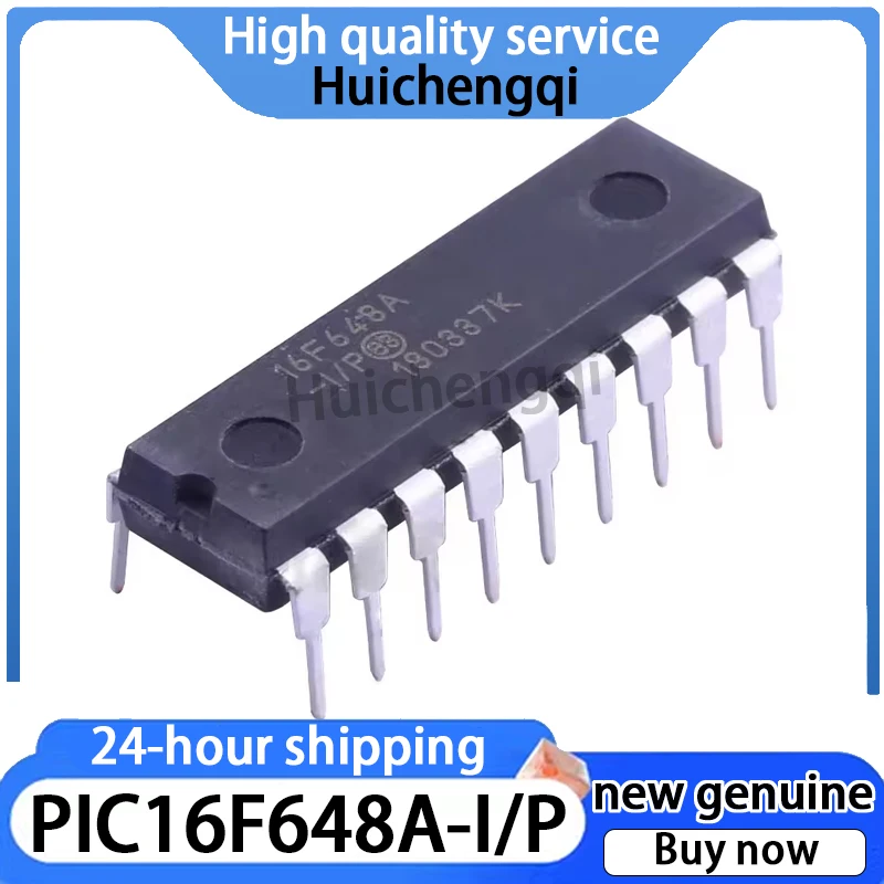 1PCS Original Genuine PIC16F648A-I/P PIC16F648A Direct Insertion DIP-18 Microcontroller