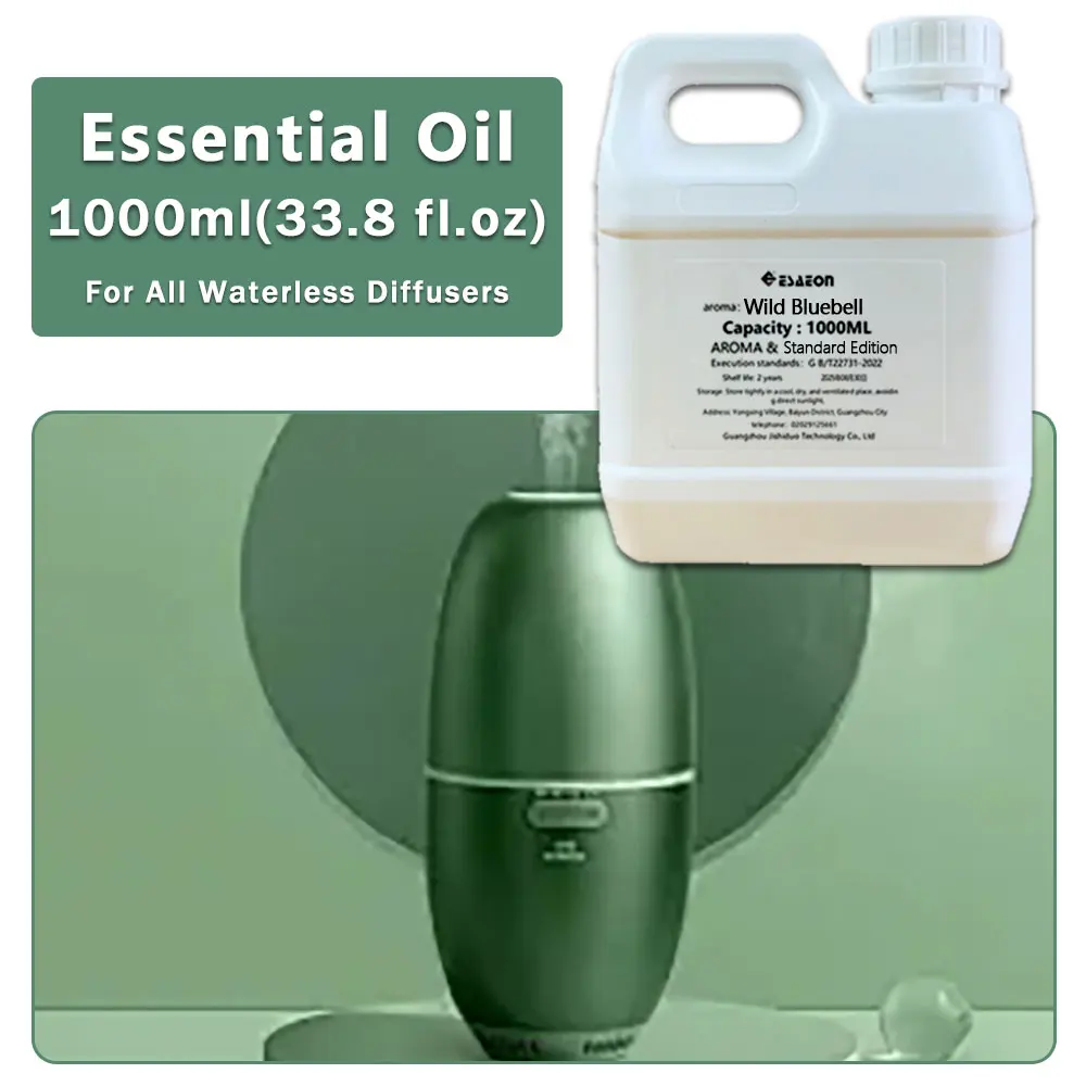 ESAEON Essential Oil, For All Waterless Aromatherapy Machines,Hotel Aroma Machine Oil, Wild Bluebell - 1000ML (33.8 fl.oz)