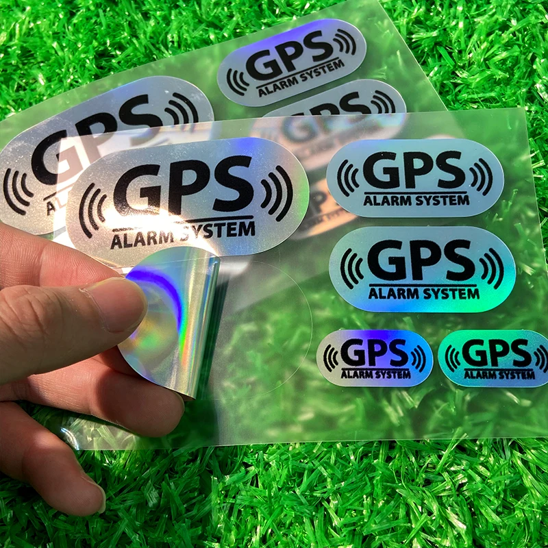 1SET GPS Reflective Laser Motorcycle Stickers Waterproof Motorbike Fuel Tank Car Window Electric Scooter Sunscreen Vinyl Decals view 5