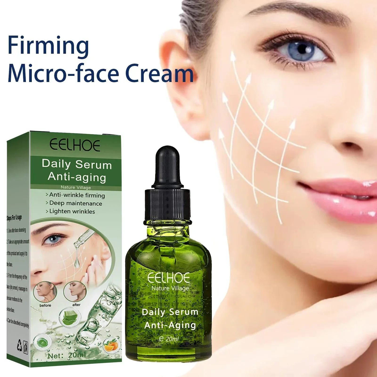 

Anti Wrinkle Essence Instant Slimming Face Oil V Face Essential Oils Lifting Firming Thin Nourish Powerful Facial Skin Care