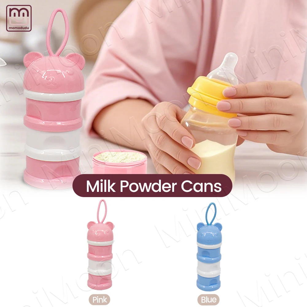 

3-слойный дозатор формулы в форме медведя, портативный и защищенный от разливов для путешествий