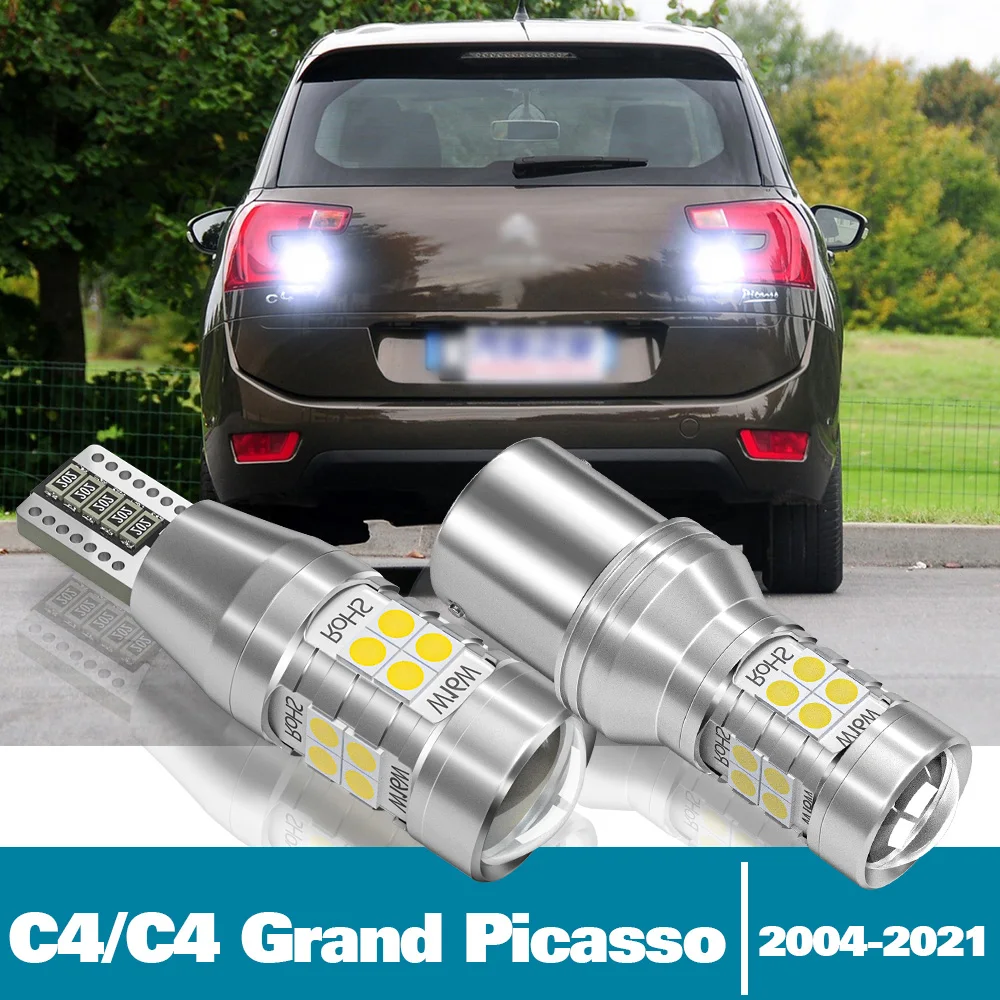 

2pcs LED Reverse Light For Citroen C4 Coupe Aircross Cactus Grand Picasso 1 2 3 Accessories 2004-2021 Backup Back up Lamp