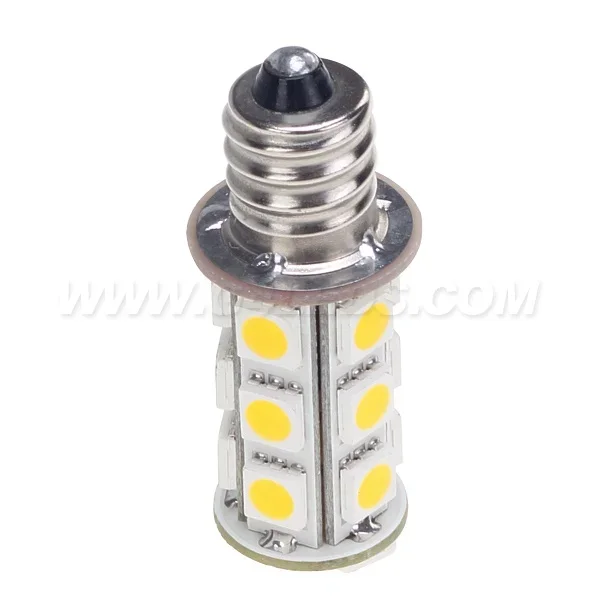 12V 24V 18led Of 5050SMD E12 LED Auto Bulb Car Bulb 360LM White Color  3W To Repalce Halogen 30W 1pcs/lot