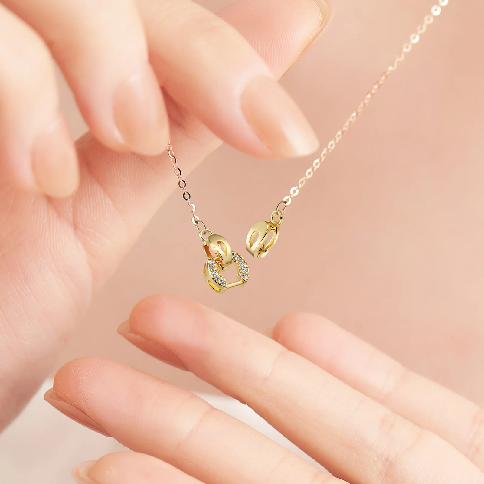 

4 Pcs Beads H made DIY Clasps 18K Gold Silver Necklace Bracelet Necklace Clasps Closures Copper Jewelry Making Supplies