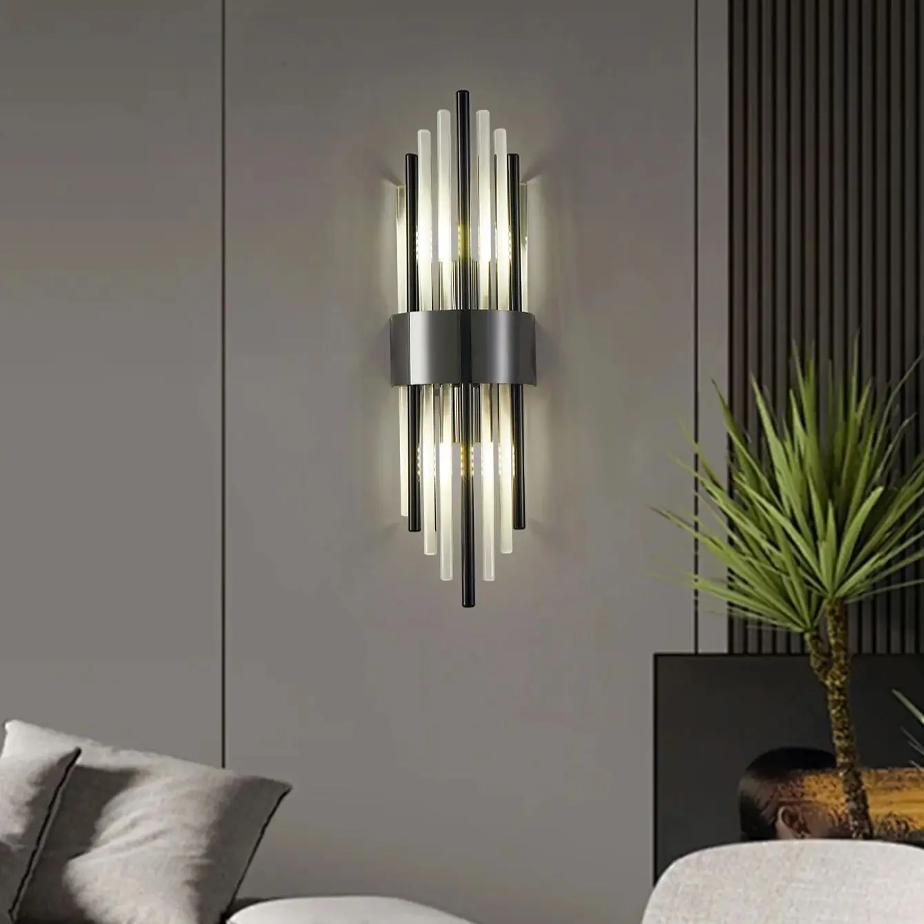 أباجورة المطبخ الإضاءة 110-240 فولت LED بريق محايد 1 قطعة/2 قطعة أسود/الذهب الشمال نمط غرفة الديكور العناصر