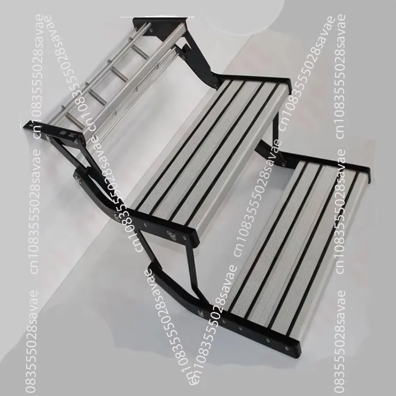 550X230mm silver RV entrance steps Aluminum carbon steel stairs for RV accessories