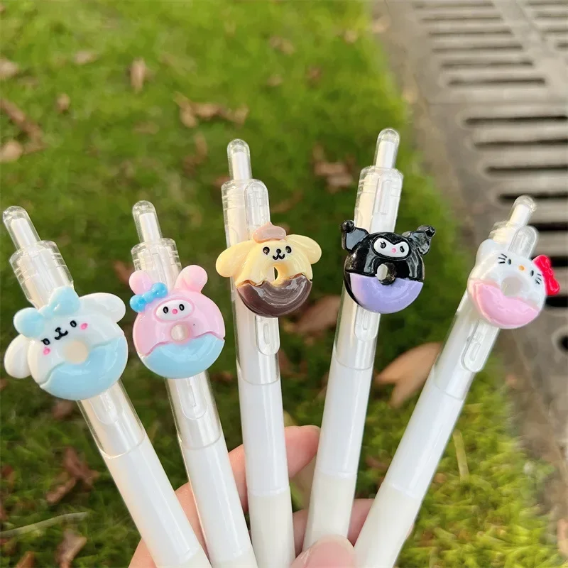 

New Sanrio Kawaii Anime Cartoon series HelloKitty My melody Creative high-value cute girl neutral pen office student exam pen