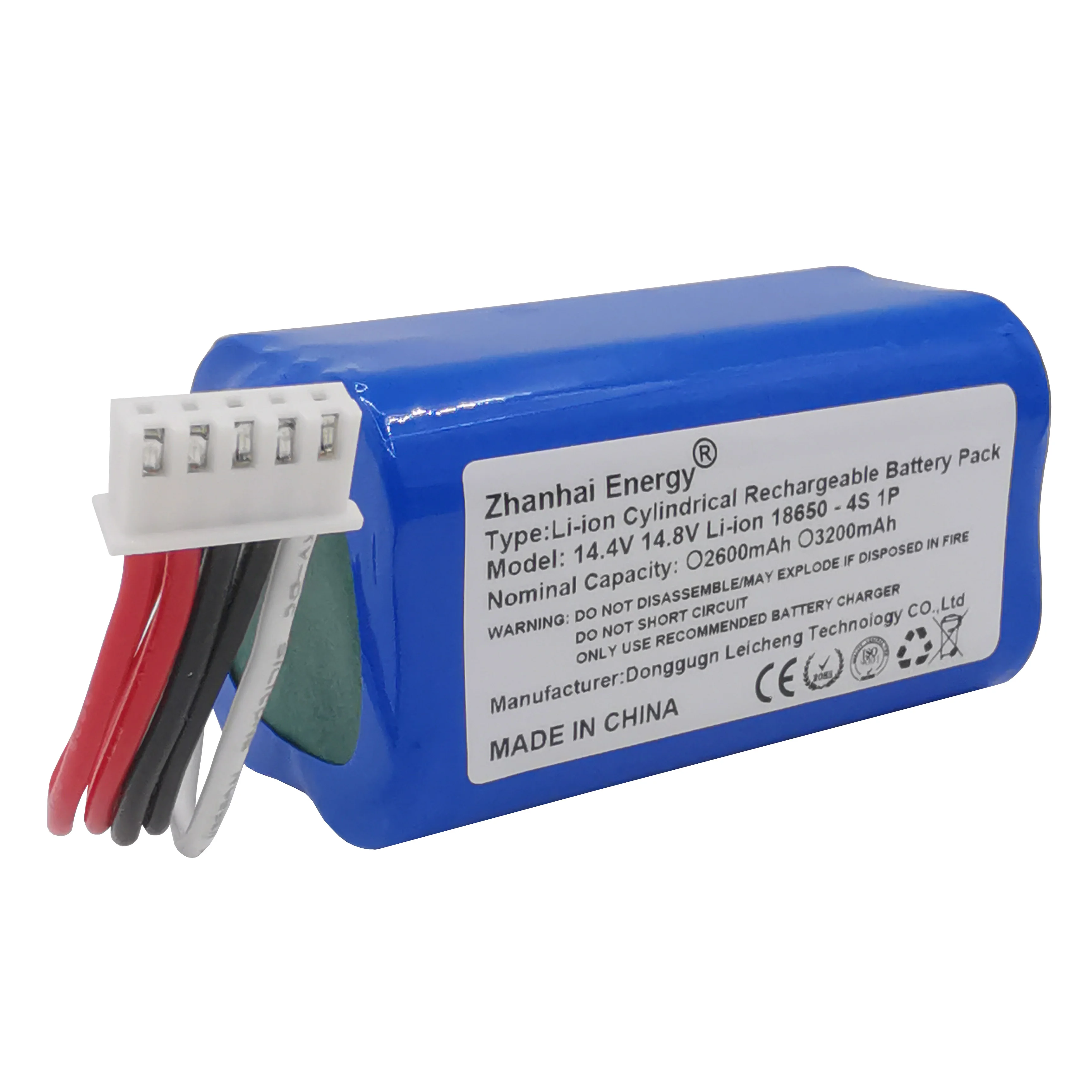 14.4V 14.8V 2600mAh 3200mAh Li-Ion Rechargeable Battery Pack For Robot Vacuum Cleaners Sysperl V41P Backup Battery New Wholesale