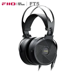 FiiO FT5 HiFi Audio 90mm Planar Magnetic Headphones for Audiophiles/Studio, Great-Sounding, High Sensitivity Earpads