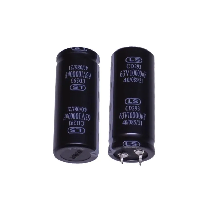 （1pcs）LS brand new aluminum electrolytic capacitor 63v10000uf 25 * 60 CD293 filter audio amplifier dedicated capacitor