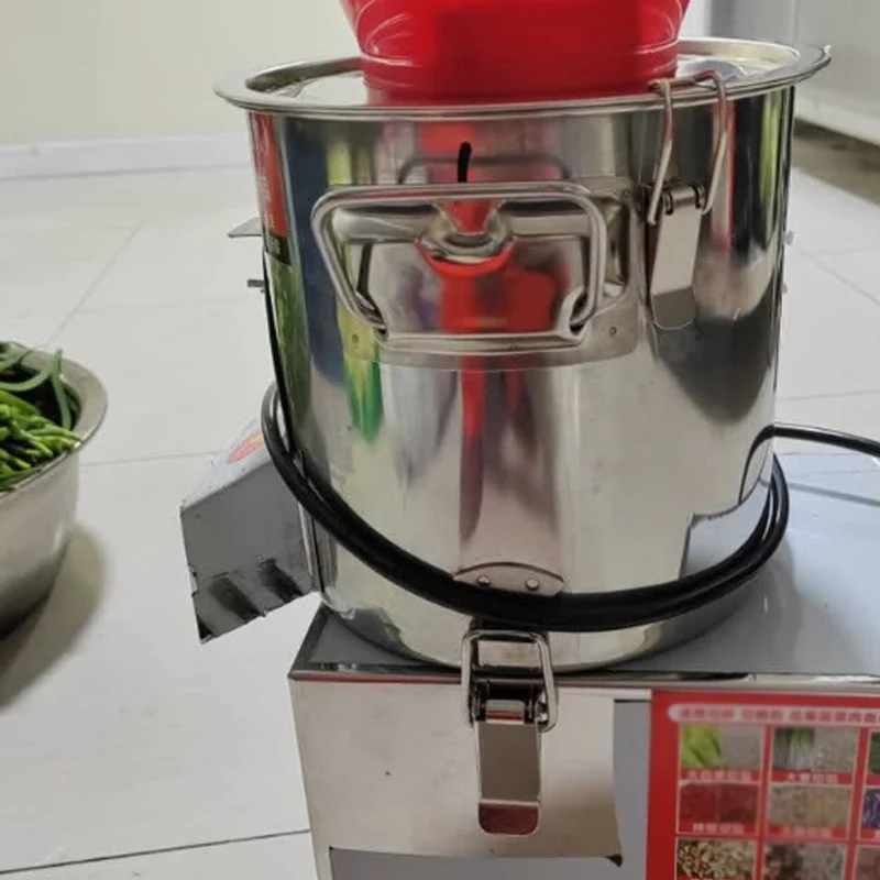 Electric Vegetable Fruit Slicer Machine 1-7mm Slicing Machine with Shredder Blade for Home Use Vegetable Processing Machine