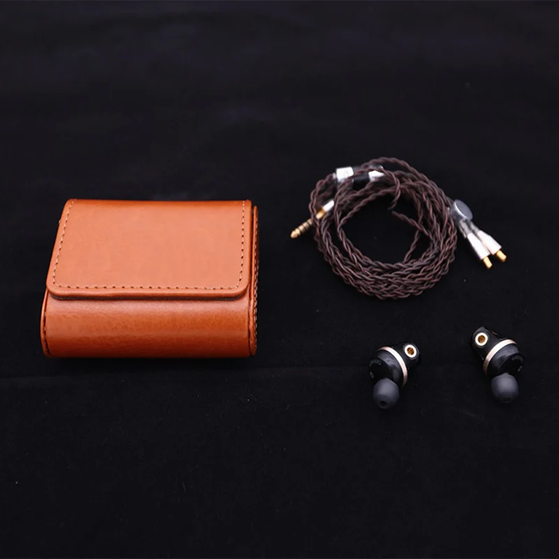 SIWRE Earphone Portable Bag Travel Portable IEM Earear Storage Bag Suitable for Earphones Earplugs and Cables