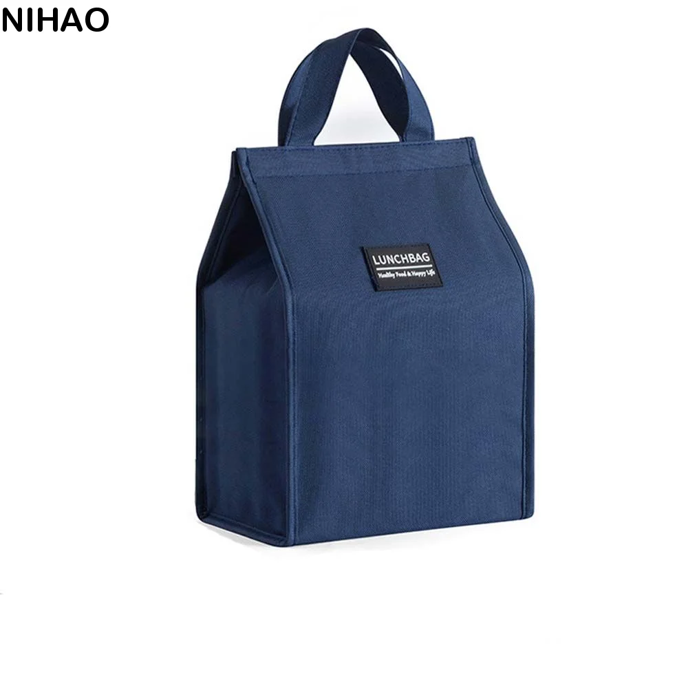 Food Drink Cooler Bag Letter Storage Bags Casual Bag Outdoor Grocery Bag Lunch Bag Canvas Handbag Lunch Organizer Lunch Box