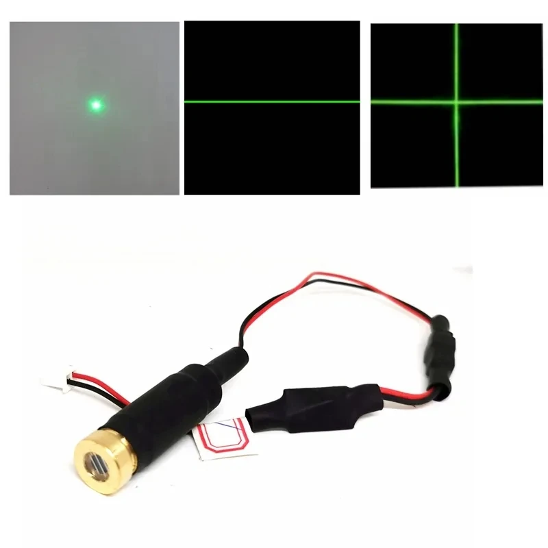 532nm 400mw Green Dot/Line/Cross Light Laser Diode Module For Locaiton/Positioning Alignment 3.7V