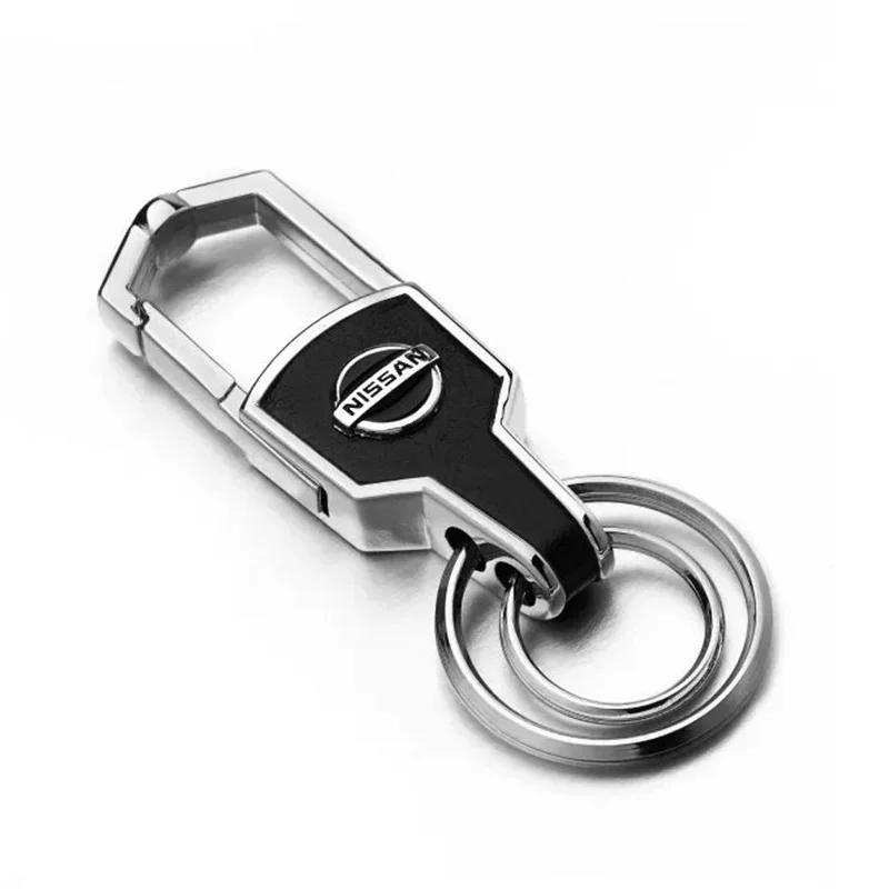 Car Keychain Key Rings Pendant Decoration for Nissan Qashqai J11 Sylphy Tiida Almera Patrol Micra X Trail T32 Navara Nismo Note