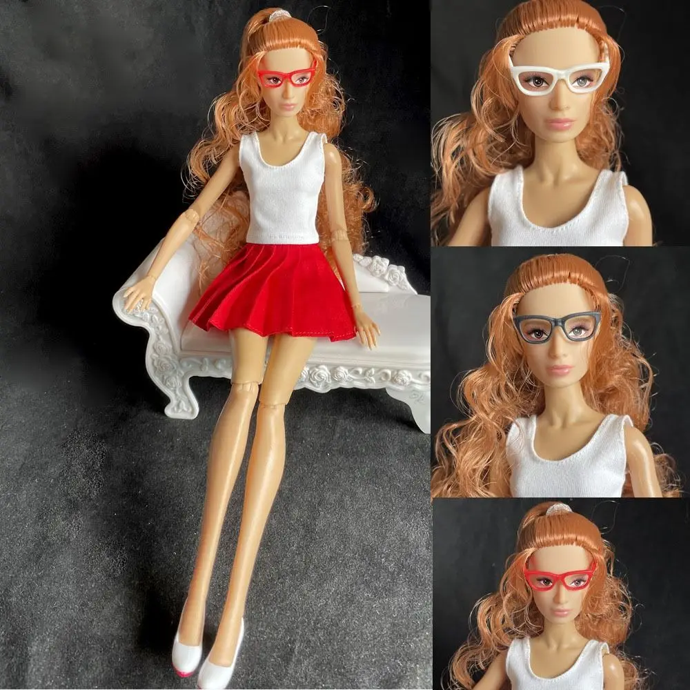 اليدوية 1/6 دمية نظارات بلاستيكية متعدد الألوان صغيرة عالية تمتد بذلة موضة لتقوم بها بنفسك اكسسوارات لدمى 1/3 BJD 30/60 سنتيمتر