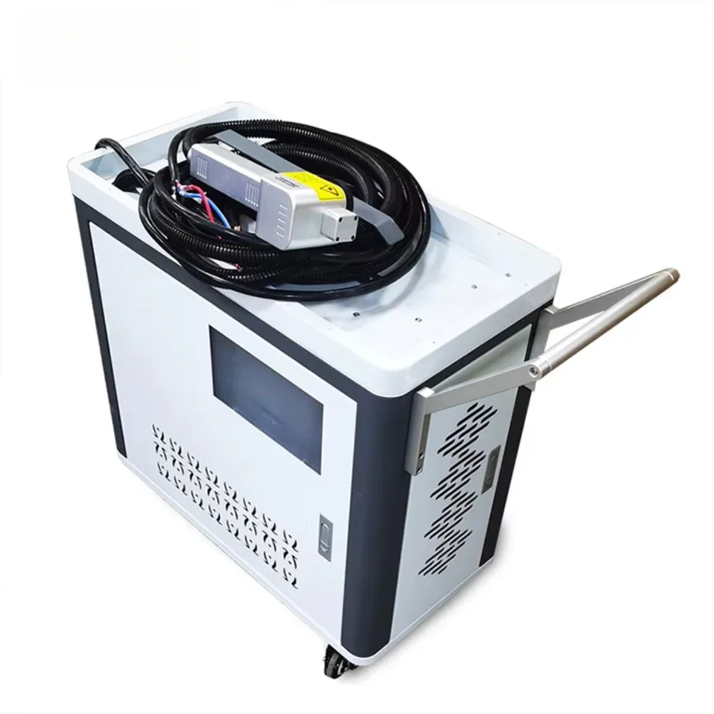 Laser Cleaner 1000w Scrubber Laser Rust Industrial Cleaning Equipment Plasma Surface Treatment Ac Duct Cleaning Machine