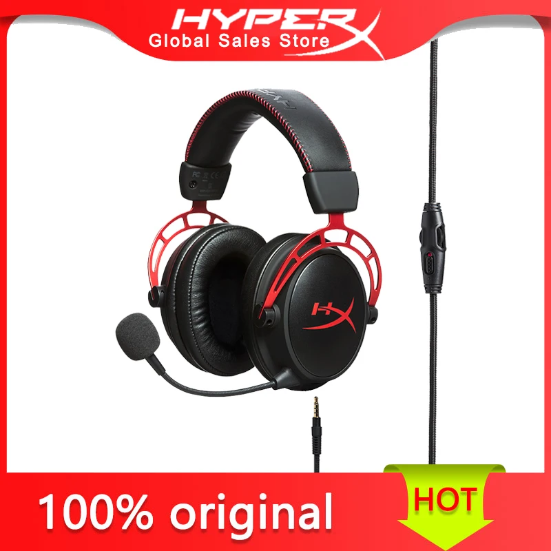 100% Original HyperX Cloud Alpha Gaming Headset Wire And Wireless E-sports With a Microphone Headphone For PC PS5 Laptop