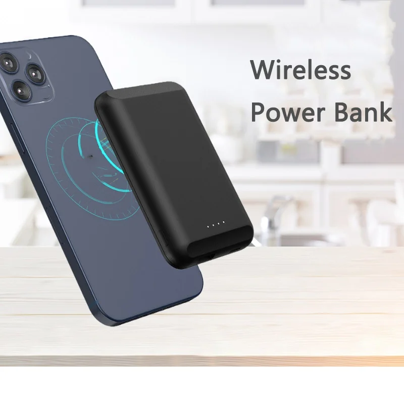 

Magnetic Wireless Power Bank Ultra Thin Portable Induction Charger for iPhone 15 X Xiaomi Samsung Huawei Powerbank Spare Battery