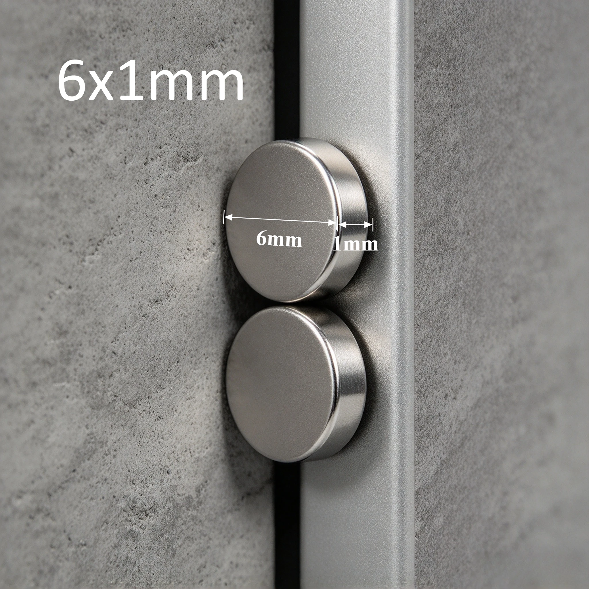 6x1mm N35 Round Disc Neodymium NdFeB Magnet for Refrigerator Office DIY Crafts 6*1mm