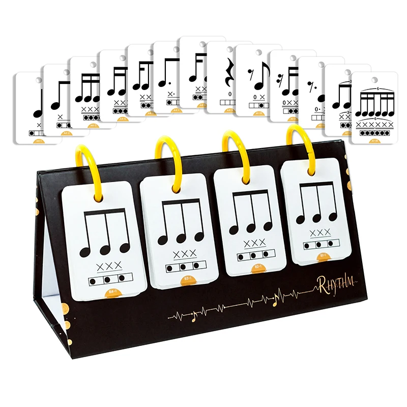 

Набор из 72 музыкальных обучающих карточек: развивающие флеш-карты для раннего обучения, изучения нот, инструментов и ритма