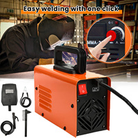 MMA-250 Portable Welding Machine Inverter Arc Electric Welder Current Adjustable Compact Welding Machine With Tools Storage Box