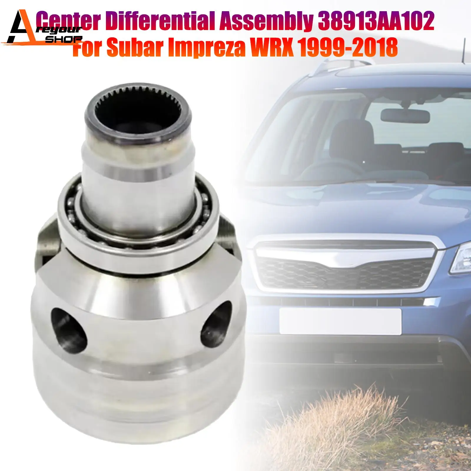 

Areyourshop Center Differential Assembly 38913AA102 for Subar Impreza WRX 1999-2018
