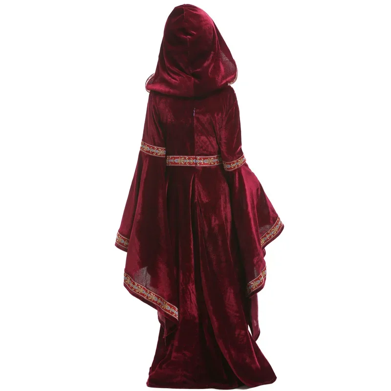 2025 Halloween niños hechicera bruja cosplays para niñas disfraces medievales carnaval Purim escenario juego vestidos de fiesta