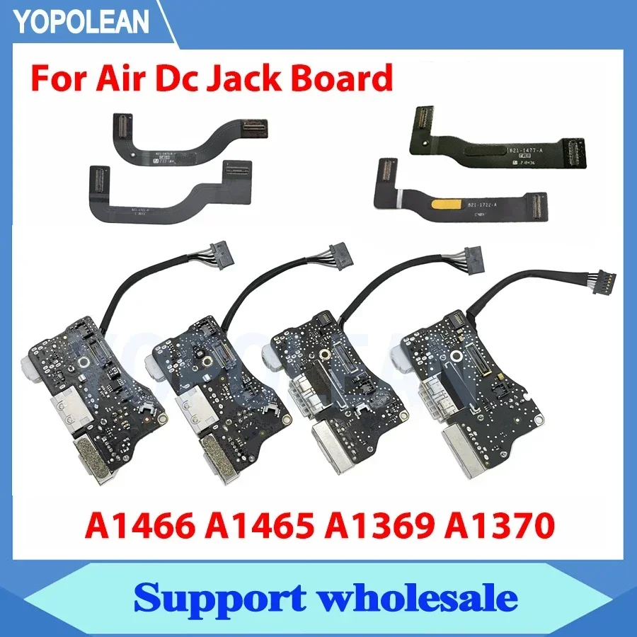 Original i/o USB Audio DC Jack Board and Flex Cable For MacBook