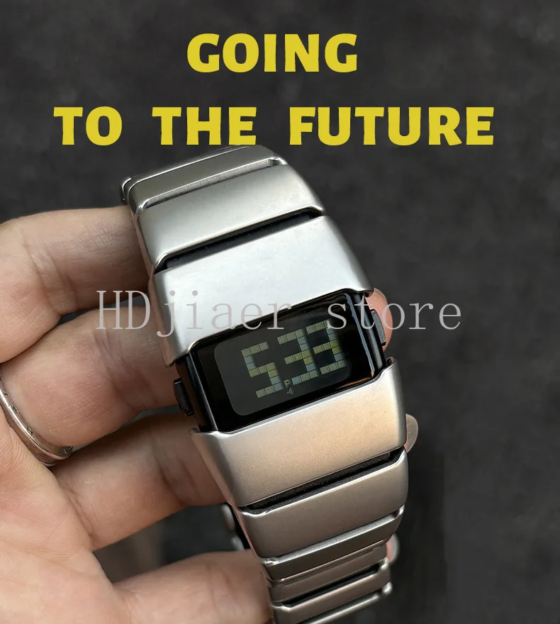 Y2K Millennium Special-shaped Future Design Watch Men's and Women's American Trend Decorative Niche Watch