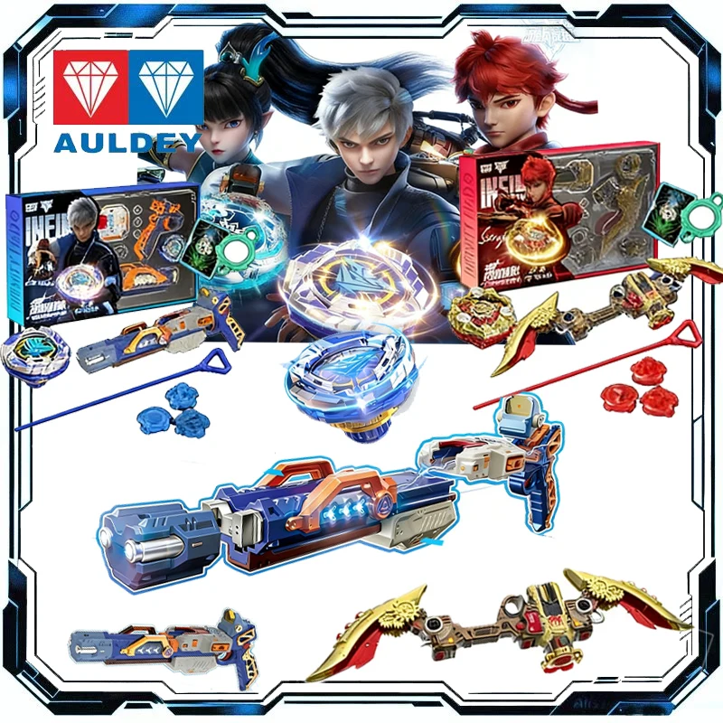 

Auldey Original Hurricane Spirit of War WSA Spinning Force and Origin Top Action Figure Toys for Boys Girls Kids Gift