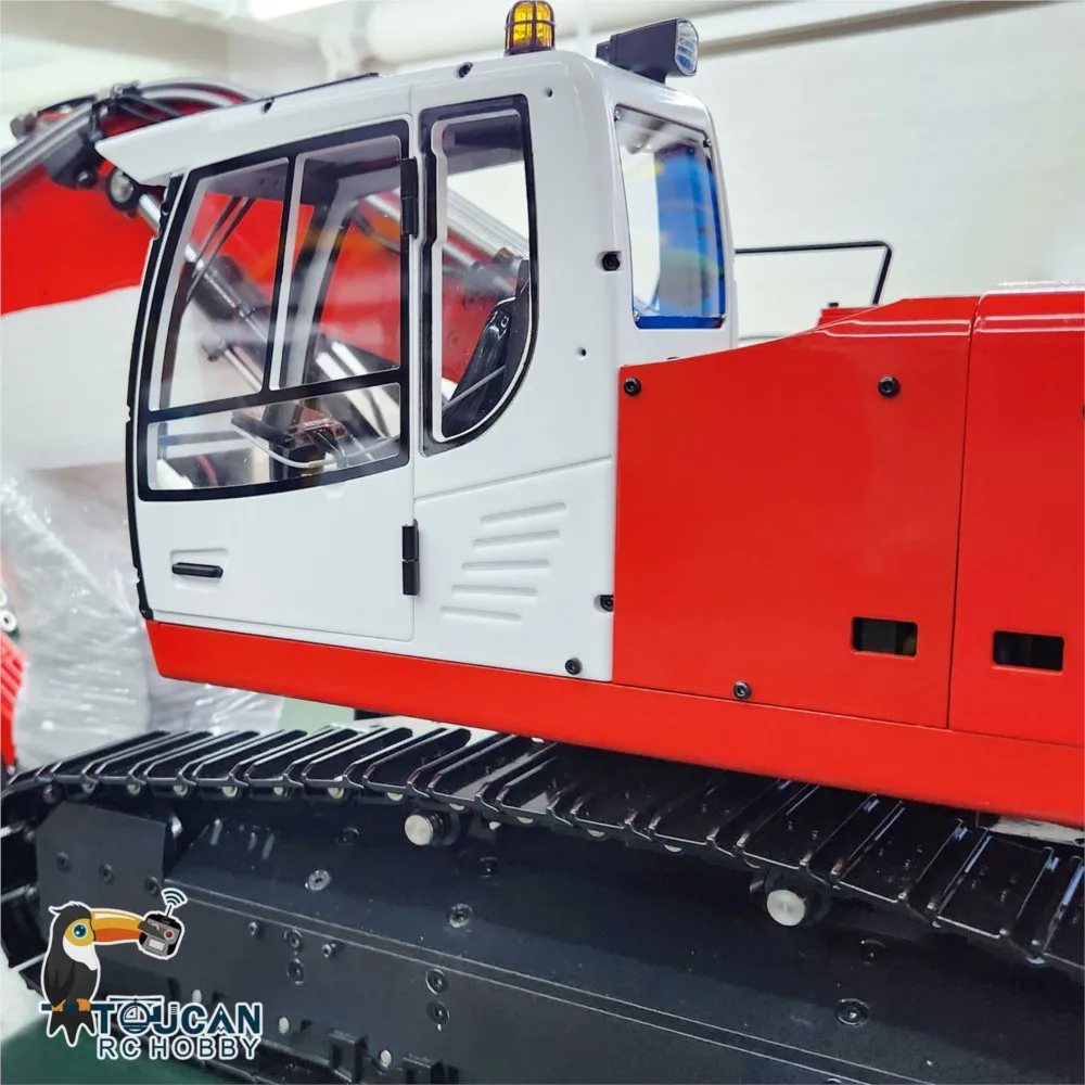 MTM Metal 1:14 RC Hydrauliczne Koparki Gąsienicowe 946 Pojazdy Budowlane Koparki Zdalnie Sterowane Zabawki dla Dorosłych TH22733