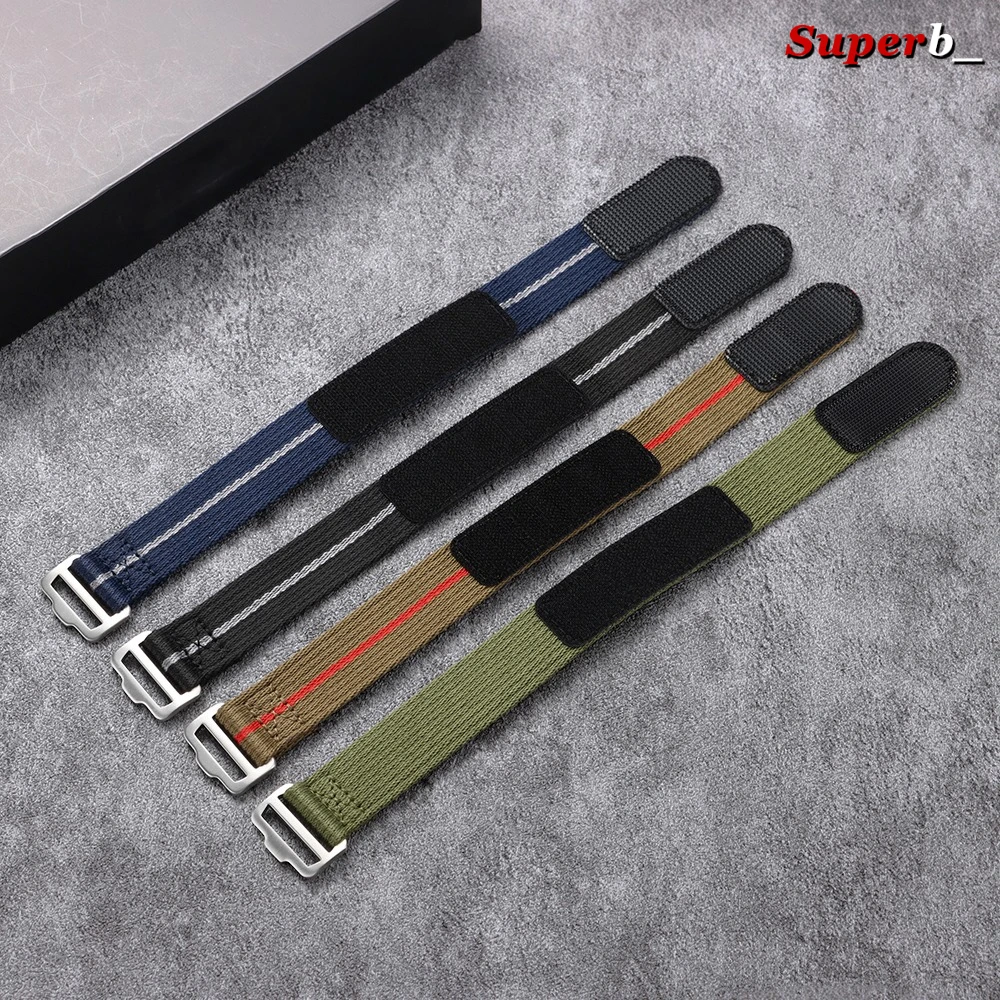 20mm 22mm Nylon Fabric Watch B - Canvas Strap Watch recension och pris