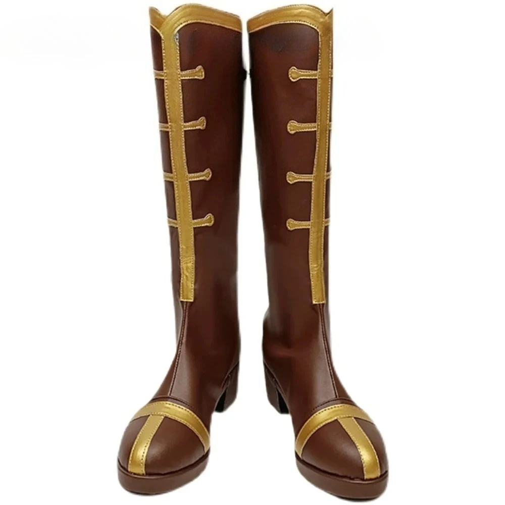 Game Anime Shoes Overlord Mare Bello Fiore Custom Made Cosplay Boots Halloween Costume Accessories Props Made