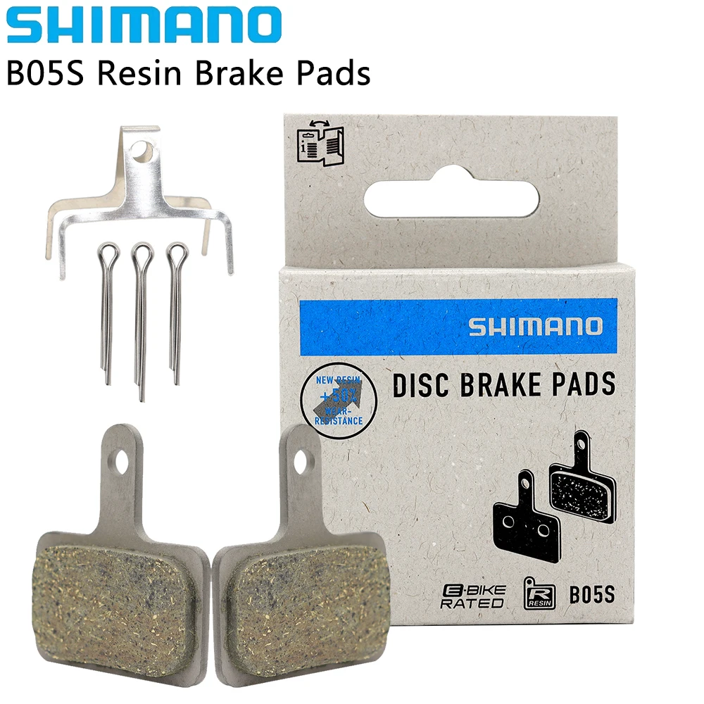 SHIMANO B05S Disc Brake Pads Resin 2-piston Brake MTB Bike for BR-MT200 MT400 UR300 MT500 M355 M375 M415 M446 M485 M525 M575