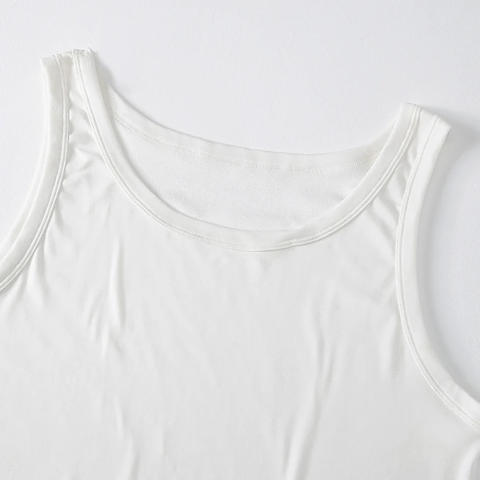 1/3 Stück Herren Four Seasons Schwarz und Weiß klassische Farbe Basic Weste Übergröße Jugend Sport und Freizeit Laufen Joker Bottoming – Detail 11