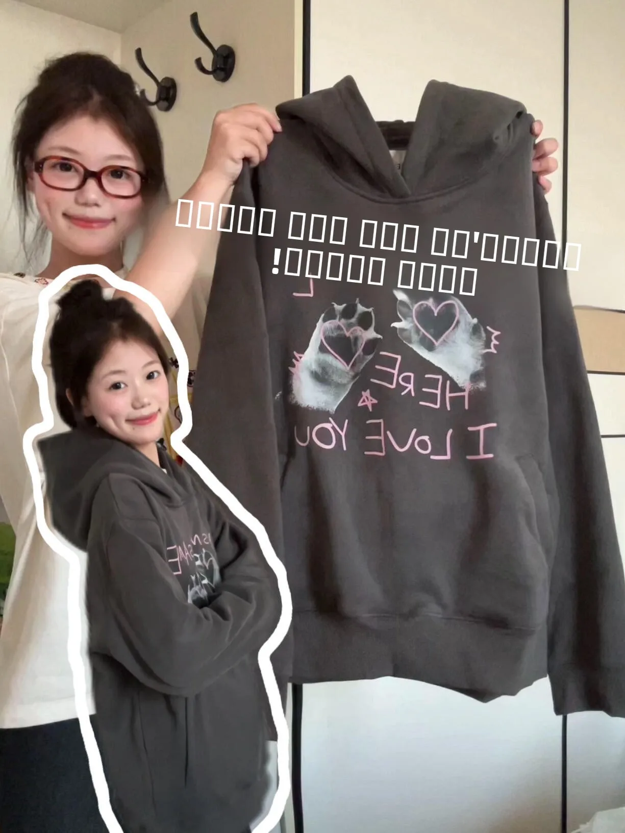 

Модная женская толстовка оверсайз с принтом когтей, в корейском стиле, на раннюю осень, с длинными рукавами, из хлопка