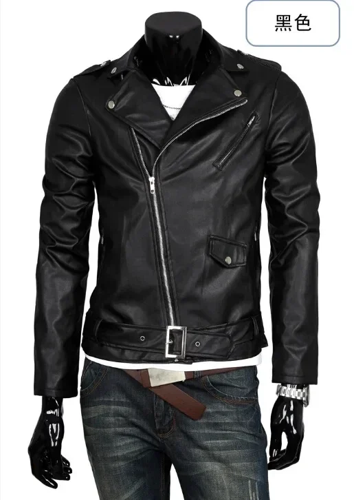 Anime The Walking Dead Negan Black PU Leather Jacket Dead City Cosplay Costume Motorcycle Coat Women Men Halloween Party Coat