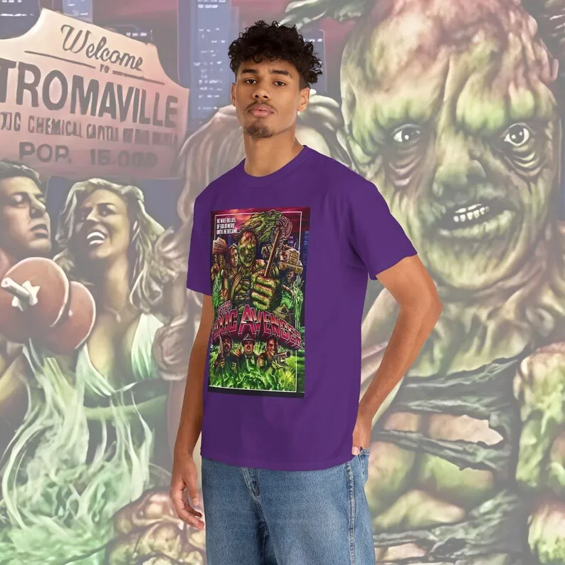 The Toxic Avenger Classic Memorabilia Tee Shirt, Retro Film Buff Gift, Graphic Print Unisex Top