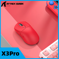 Attack Shark X3 Pro Bluetooth Wireless Mouse Esports Gaming Mouse Tri Mode Paw3395 4k Reciver Mice Pc Game Accessories Man Gifts