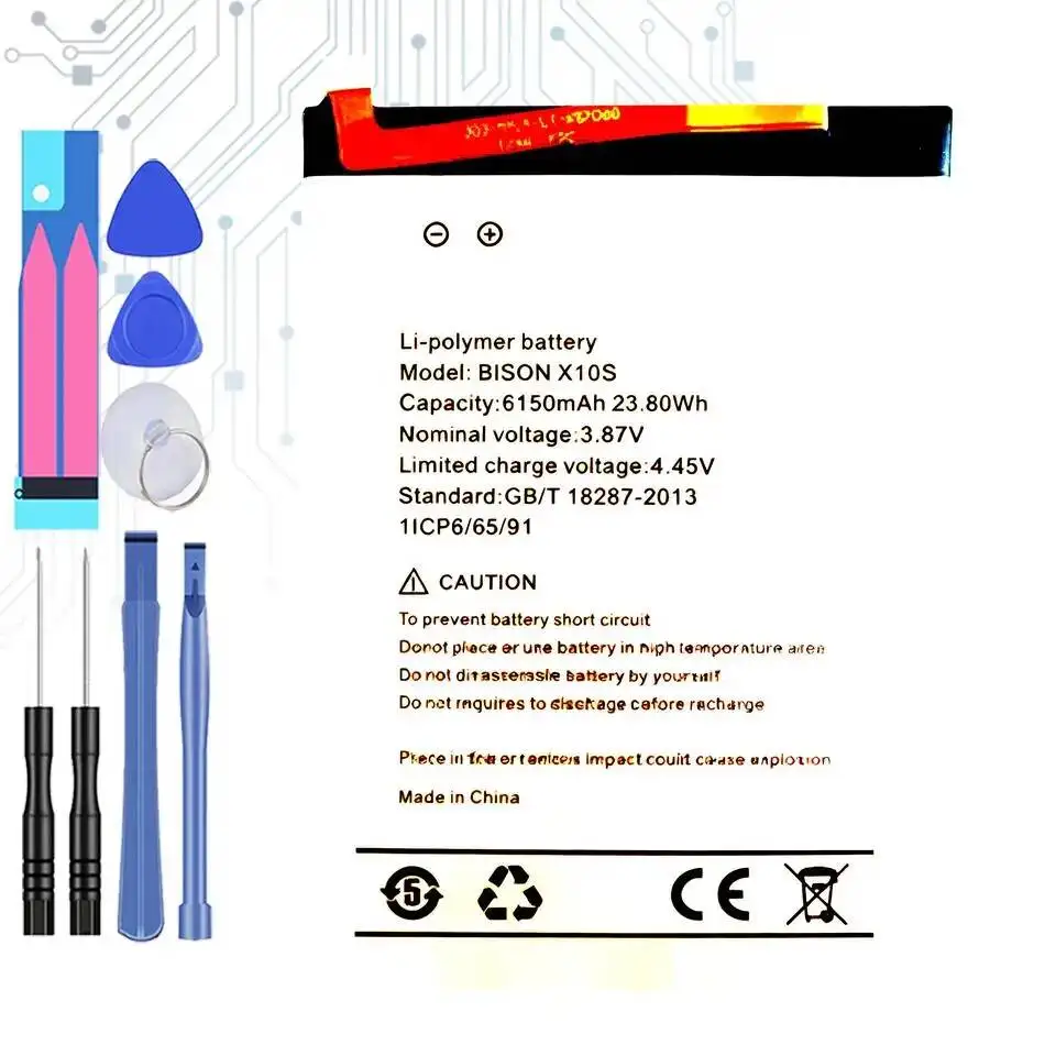 

6150Mah For Umidigi Umi Bison 2 Pro Reliable Power High Compatibility Mobile Phone Battery