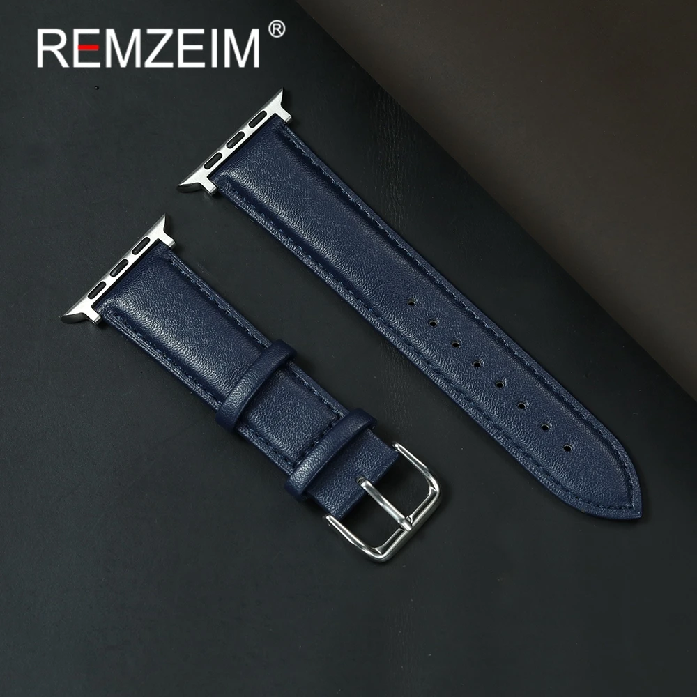Lässiges Lederarmband für Apple Watch Band 38/40/41/42/44/45/46/49 mm Armband für IWatch 1–10 Ultra SE 2 Smartwatch-Gürtel