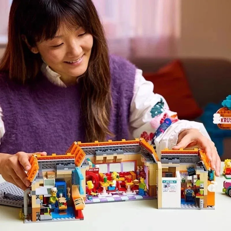 10352 Neues Hamburger-Restaurant-Baustein-Set, kreatives Lernspielzeug, Kindergeschenk, Weihnachtsgeschenk