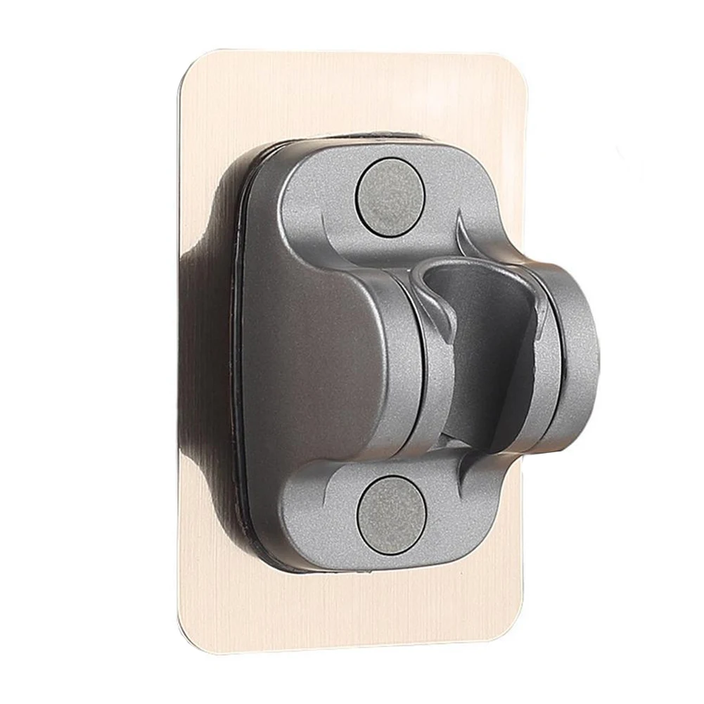 For Standard Shower Heads Thickened Shower Bracket Black Modern Design Shower Fixture For Home Space Aluminum Material